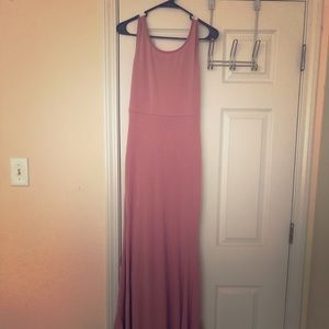 Backless Bow Maxi Dress
